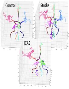 Automated in-depth cerebral arterial labelling using cerebrovascular vasculature reframing and deep neural networks image
